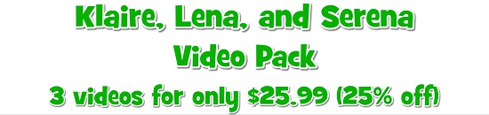 Klaire, Lena, and Serena Video Pack
