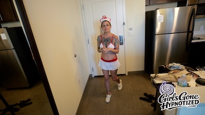 Nurse Summer Gets Hypnotized for Pleasure